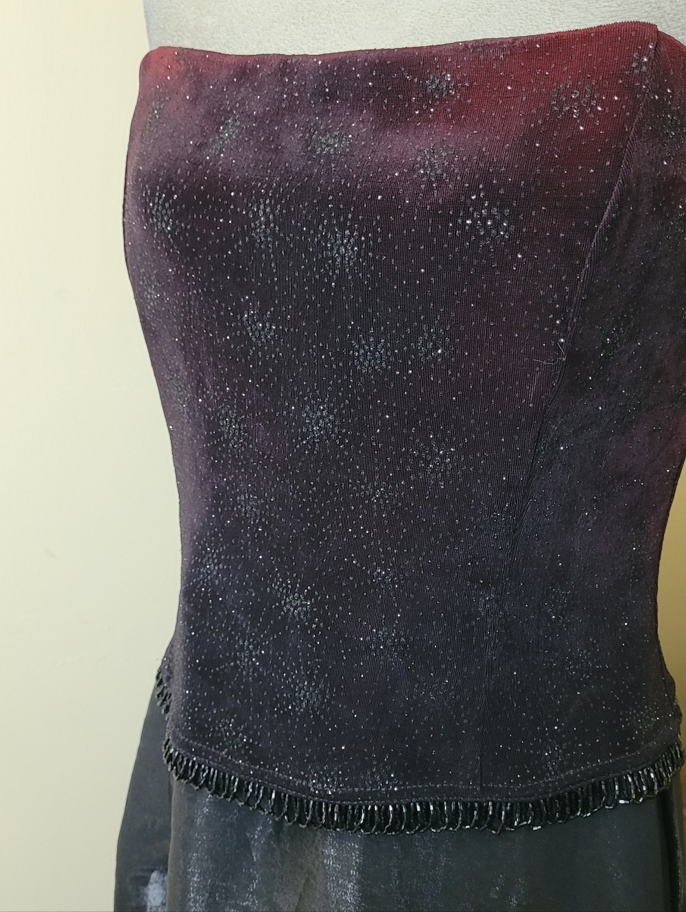 Scott McClintock Vintage Formal Strapless Maxi Dress - Picture 2 of 8